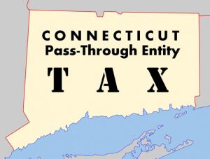 graphic of State of CT map