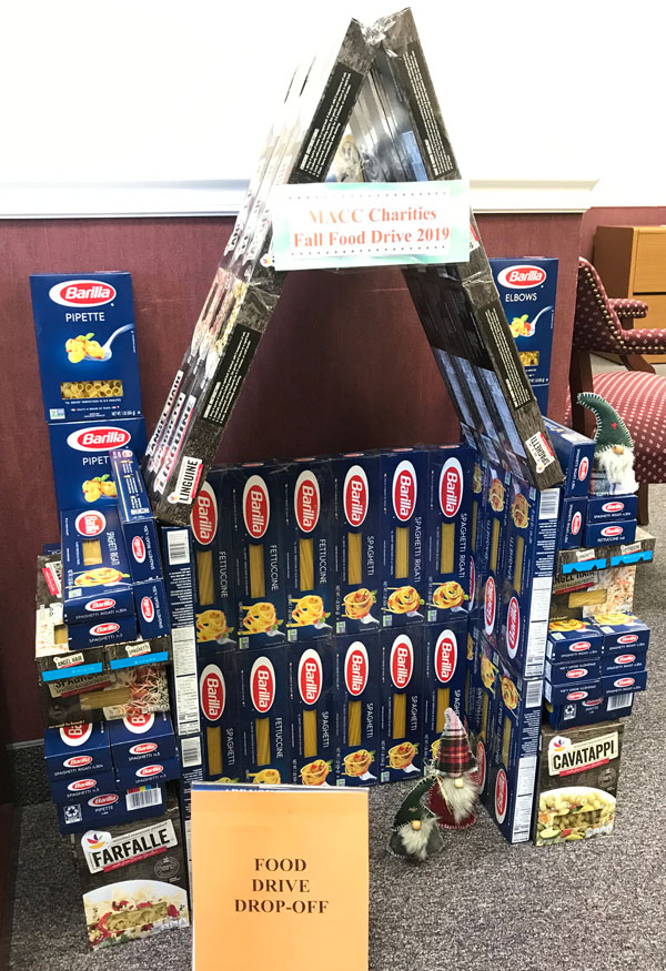 Manchester CPA firm holds food drive to MACC CPAs