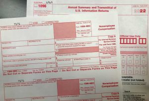 photo of new tax forms